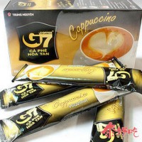 批发越南中原G7卡布奇诺咖啡 榛子味泡沫咖啡 三合一速溶咖啡